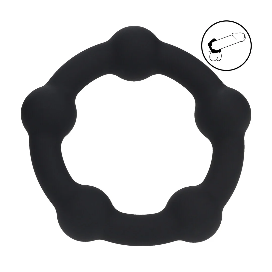 Anillo para el pene con cuentas Levelz by Shots - Imagen 5