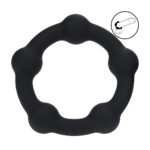 Anillo de silicona Levelz para el pene con cuentas, negro - Imagen 5