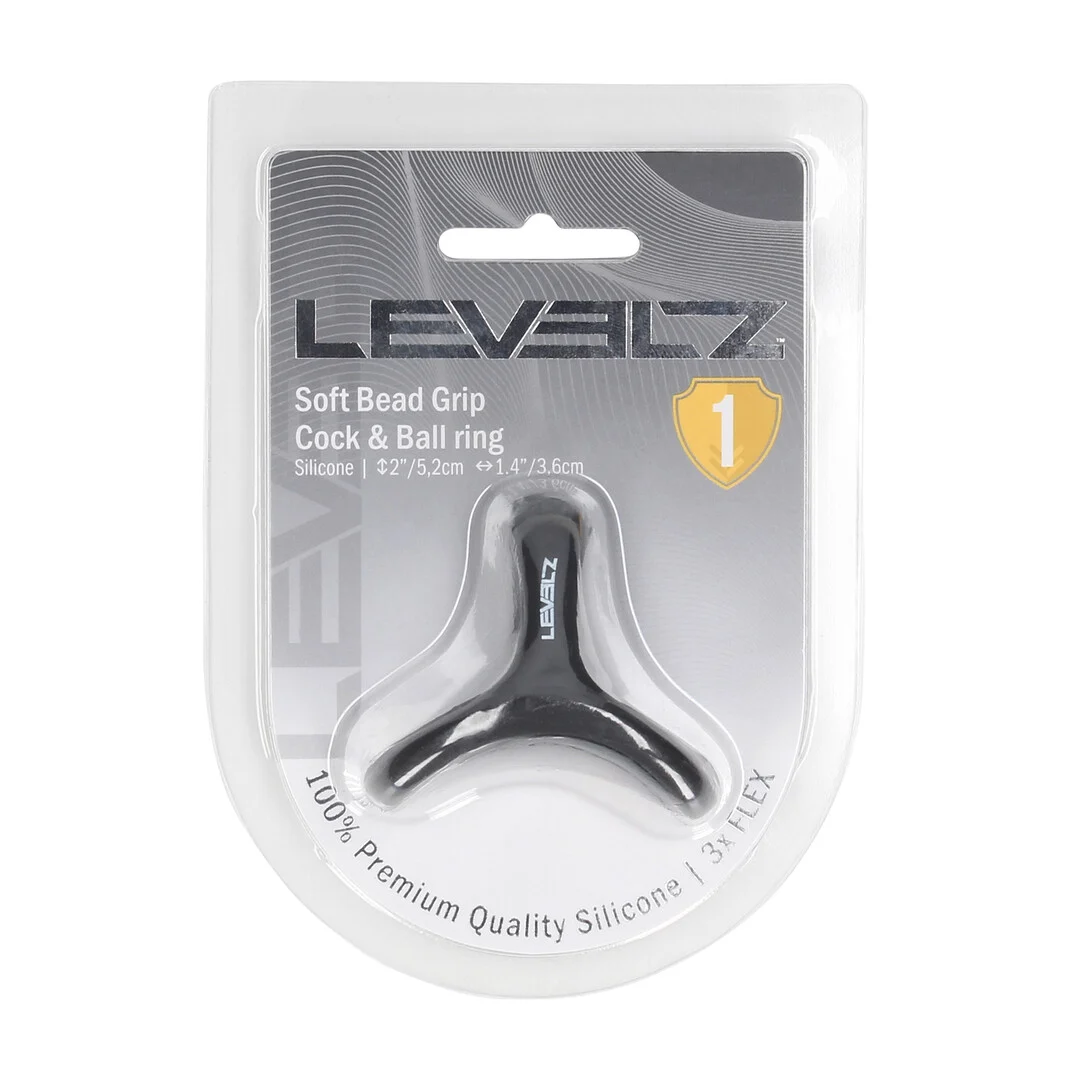 Anillo de silicona Levelz Tri O para el pene y los testículos - Imagen 1