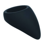Anillo para el pene de silicona Levelz con forma de gota negro - Imagen 3
