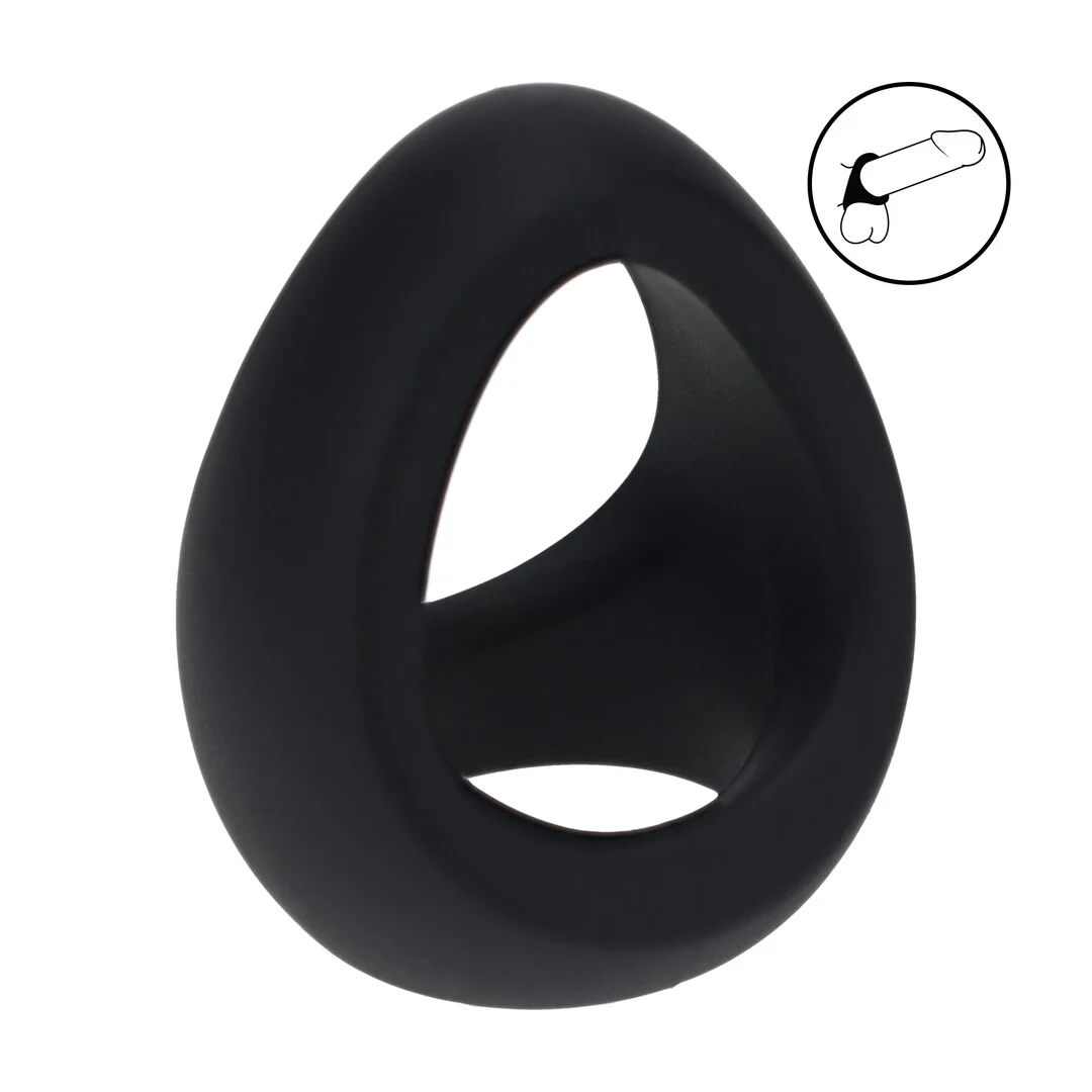 Anillo de silicona Levelz Tri O negro - Imagen 5
