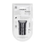 Anillo para el pene de silicona y funda estriada Levelz by Shots, negro - Imagen 2