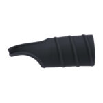 Anillo para el pene de silicona y funda estriada Levelz by Shots, negro - Imagen 3