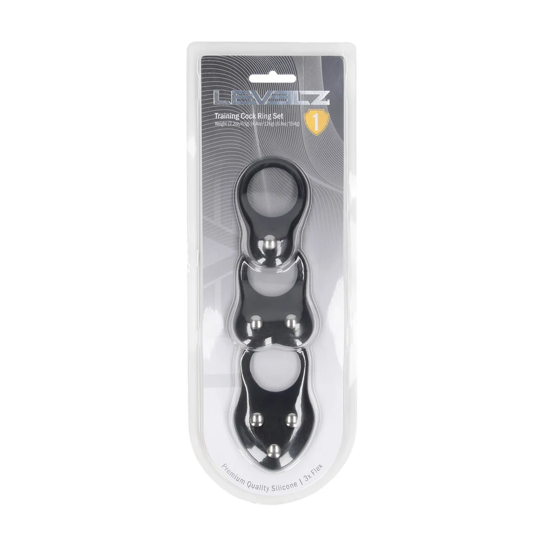 Anillos de entrenamiento Levelz de silicona, set de 3 - Imagen 1