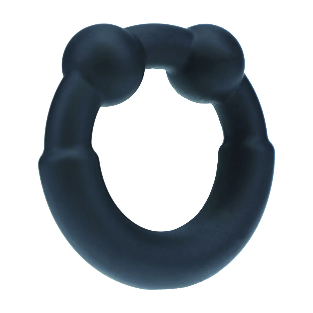 Anilla para el pene Levelz de metal y silicona - Imagen 3