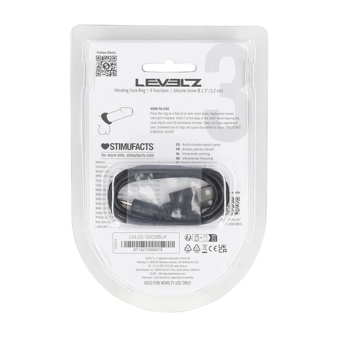 Anillo vibrador para el pene Levelz - Imagen 2