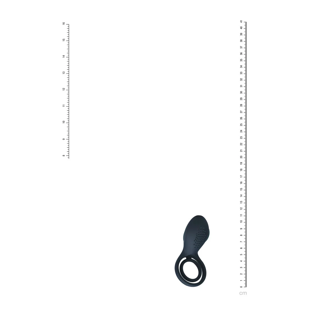 Anillo vibrador Levelz para pene y testículos con estimulador de alas - Imagen 2