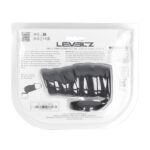 Funda vibradora de silicona con estrías para pene y anillo para testículos Levelz by Shots, negra - Imagen 2