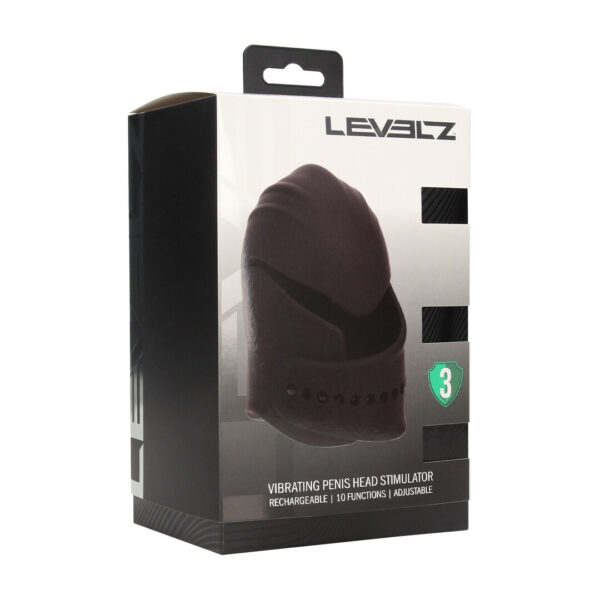 Estimulador vibrador ajustable de Levelz para el glande