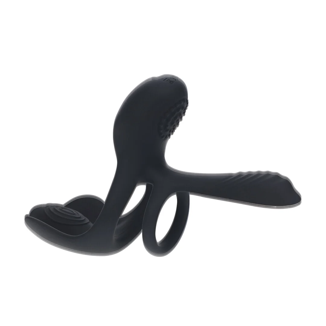 Anillo vibrador de silicona Levelz con tres motores - Imagen 5