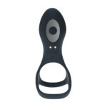 Anillo vibrador de silicona Levelz para pene y testículos con anilla para la base - Imagen 4