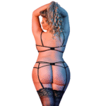 Conjunto Magic Silk con sujetador, liguero y tanga - Imagen 10