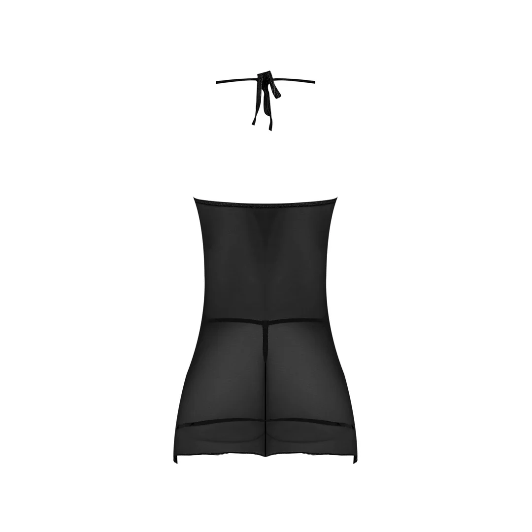Picardías negro con tanga de Magic Silk - Imagen 5