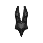 Body de encaje con cuello halter, escote pronunciado en V y tanga para un look sensual, Exposed - Imagen 10