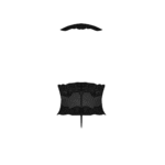 Body de encaje con cuello halter, escote pronunciado en V y tanga para un look sensual, Exposed - Imagen 11