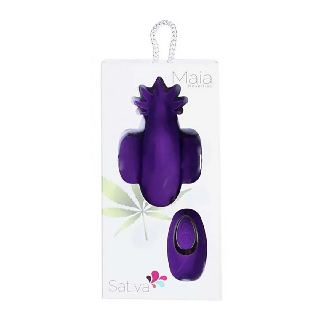 Vibrador de silicona Sativa - Imagen 1