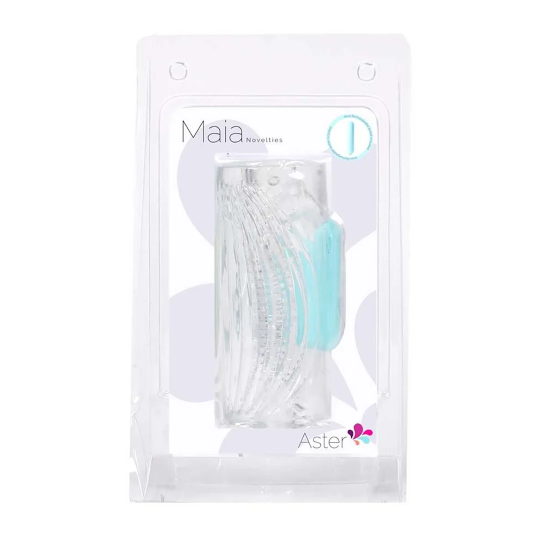 Masturbador vibrador con 10 modos – CLEAR - Imagen 1