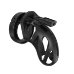 Jaula de castidad negra ManCage Model 24 de 9 cm - Imagen 6