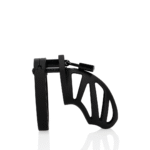 Jaula de castidad negra ManCage Model 24 de 9 cm - Imagen 3