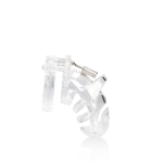Jaula de castidad con anillos ajustables, negra - Imagen 9