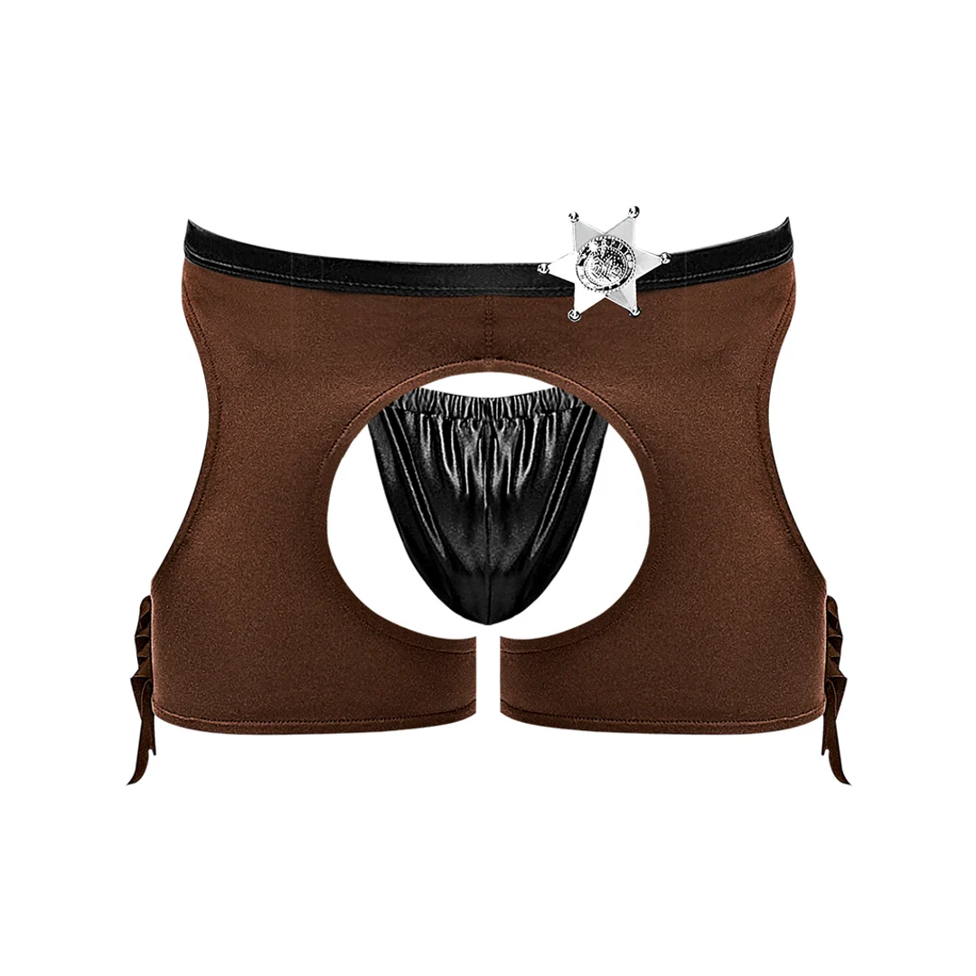 Disfraz de vaquero rígido con juegos de rol sexis para un look atrevido – Male Power - Imagen 3