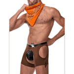 Disfraz de vaquero rígido con juegos de rol sexis para un look atrevido – Male Power