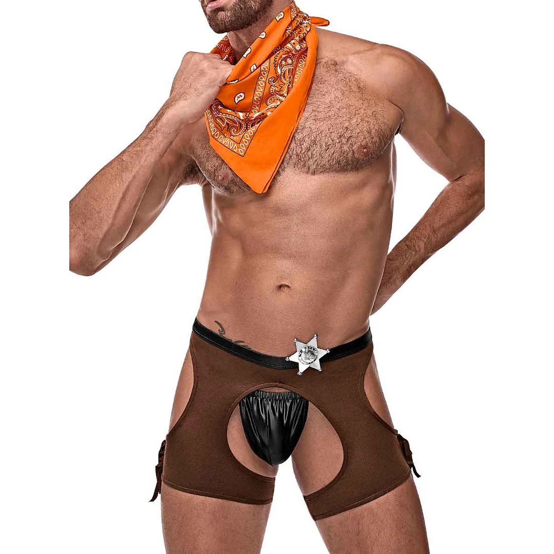 Disfraz de vaquero rígido con juegos de rol sexis para un look atrevido – Male Power - Imagen 5