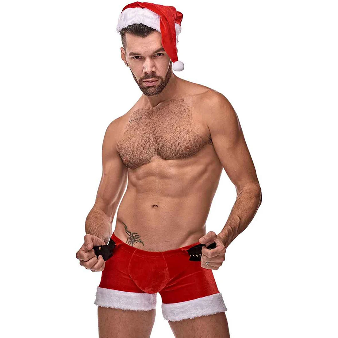 Disfraz de lencería de juego de rol con felpa para looks festivos y divertidos, Male Power - Imagen 1