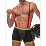 Disfraz de roleplay y atuendo sexy de Carnaval con tejido de malla – Male Power - Imagen 4