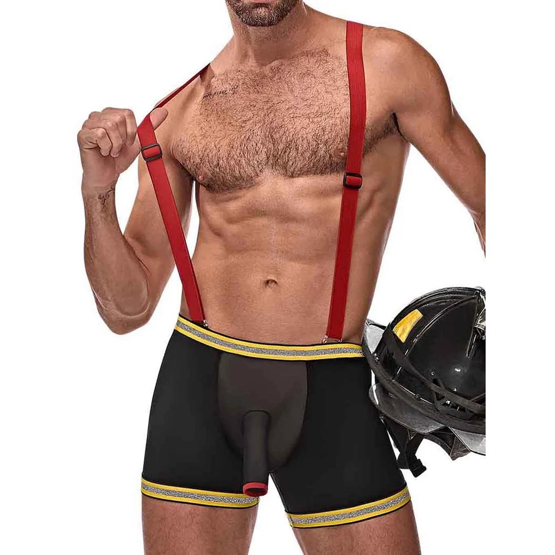 Disfraz de roleplay y atuendo sexy de Carnaval con tejido de malla – Male Power - Imagen 4