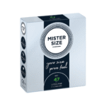 Condones Mister Size Pure Feel 47 mm, 3 unidades - Imagen 2