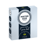 Preservativos con ajuste perfecto – 3 unidades – MISTER SIZE - Imagen 2