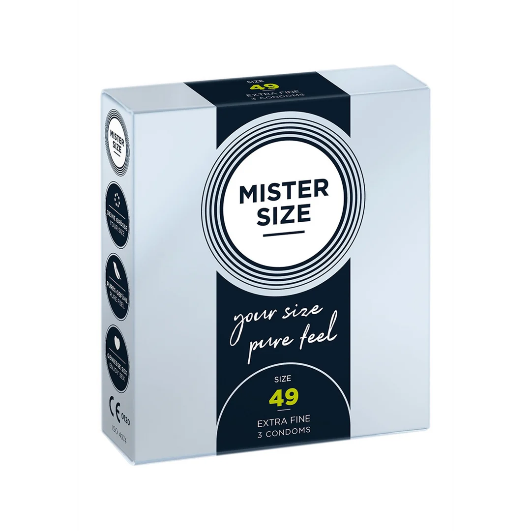 Preservativos con ajuste perfecto – 3 unidades – MISTER SIZE - Imagen 2