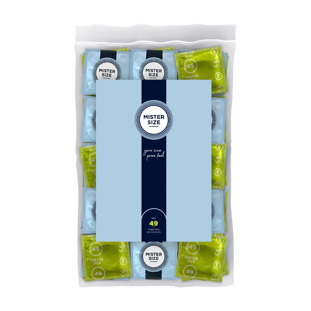 Preservativos Mister Size Pure Feel 49 mm - Imagen 2