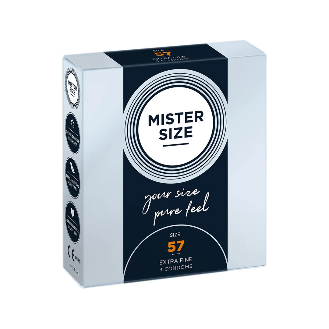 Preservativos con ajuste perfecto – 3 unidades – MISTER SIZE - Imagen 2