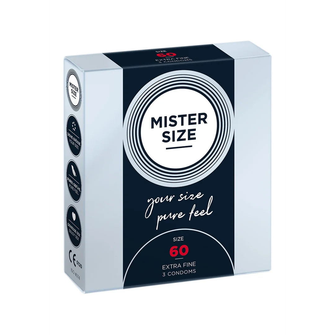 Preservativos con ajuste perfecto – 3 unidades – MISTER SIZE - Imagen 2