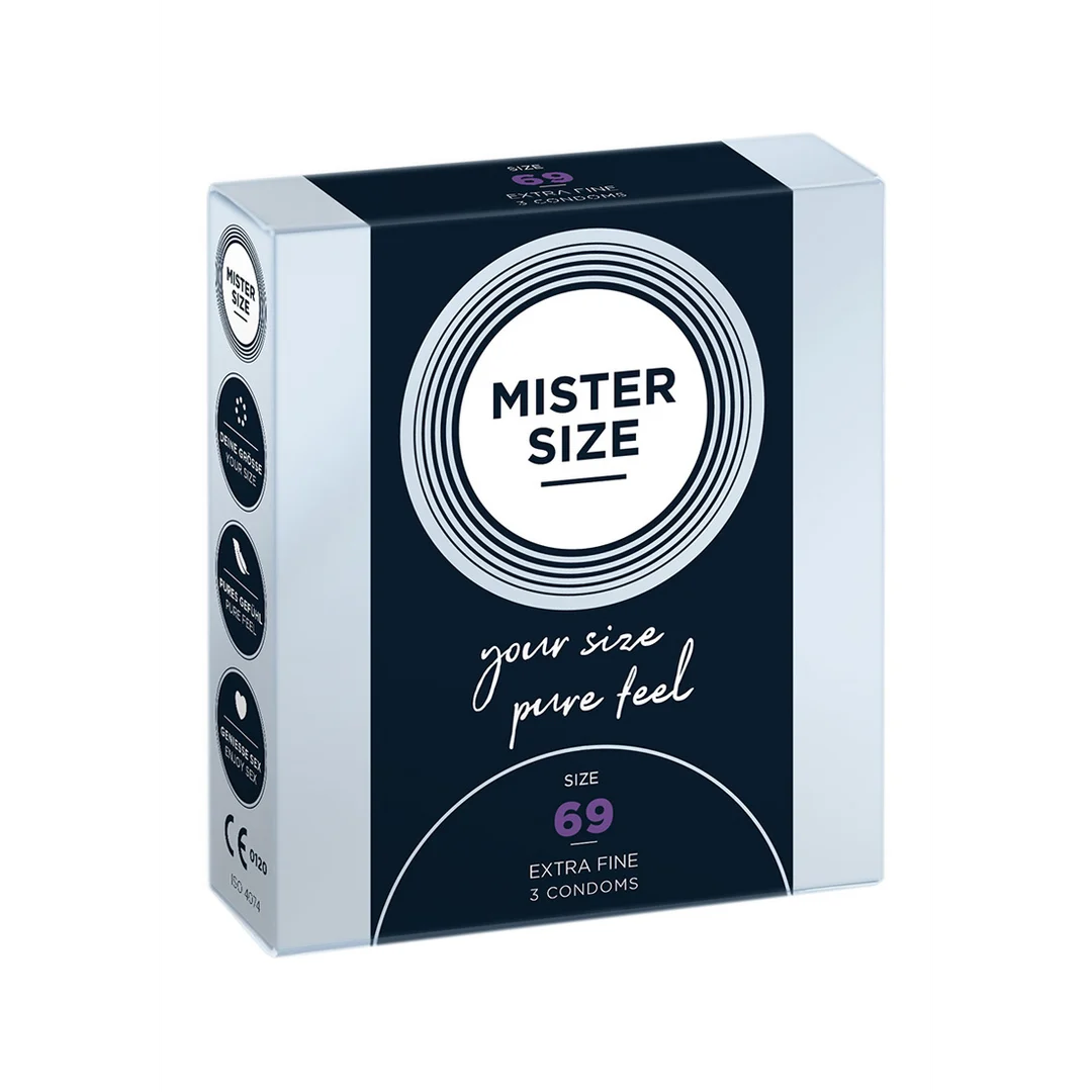 Preservativos con ajuste perfecto – 3 unidades – MISTER SIZE - Imagen 2