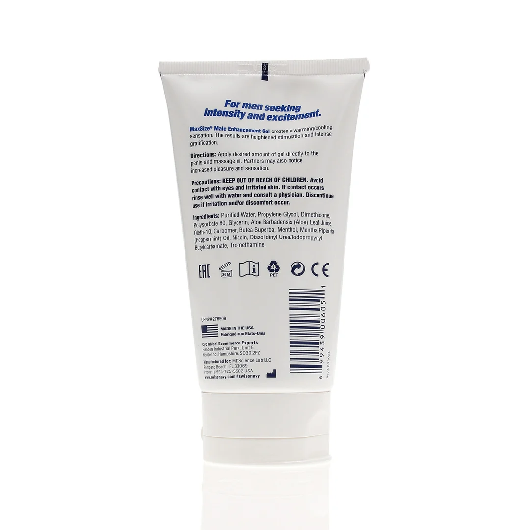 Gel de excitación – MAX Size, crema potenciadora masculina, 150 ml - Imagen 1