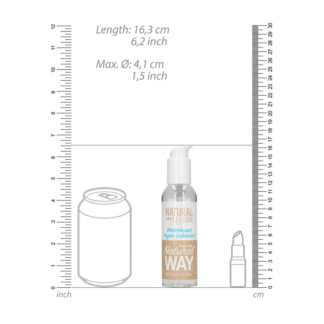 Lubricante con base de agua Natural Pleasure Vegan - Imagen 3