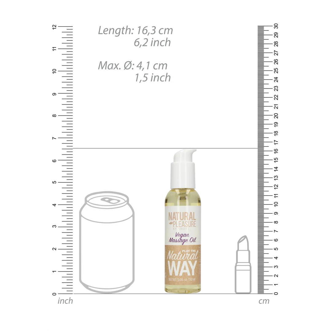 Aceite de masaje vegano Natural Pleasure - Imagen 3