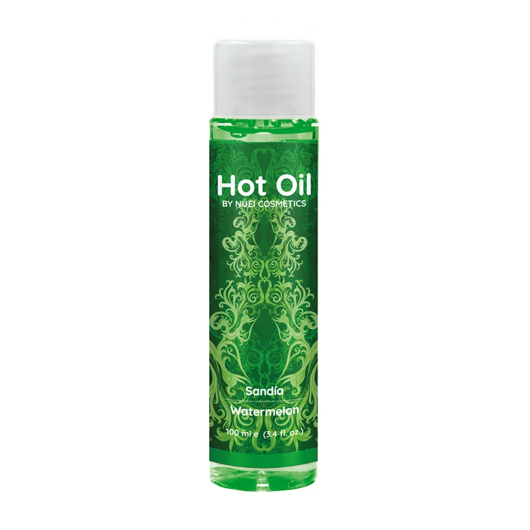 Gel de masaje con efecto calor y sabor a sandía Nuei - Imagen 1