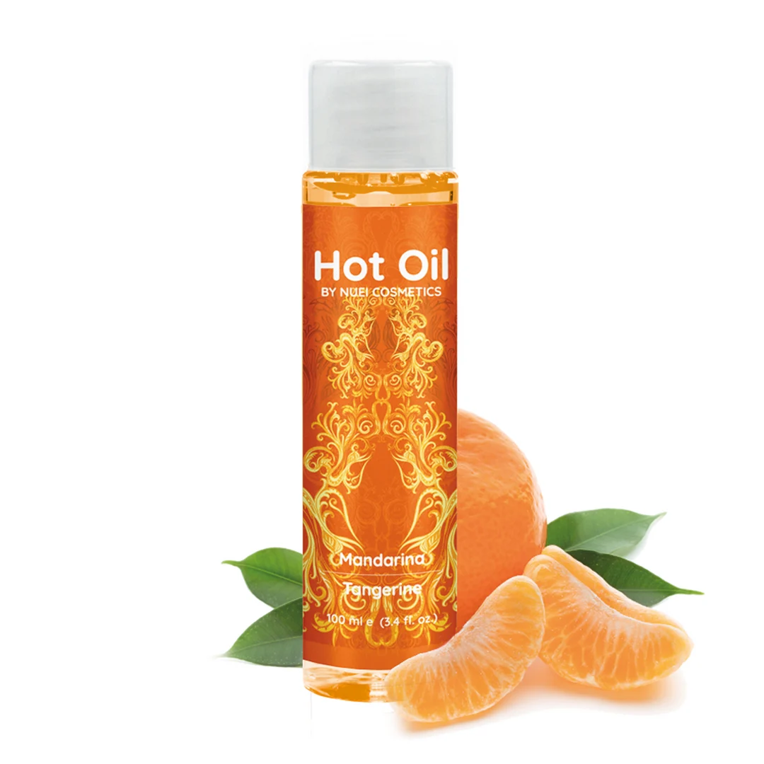 Gel de masaje con efecto calor, mandarina, NUEI, 100 ml - Imagen 2