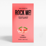 Nuei Rock Me! gel vibrador líquido de fresa, 20 ml