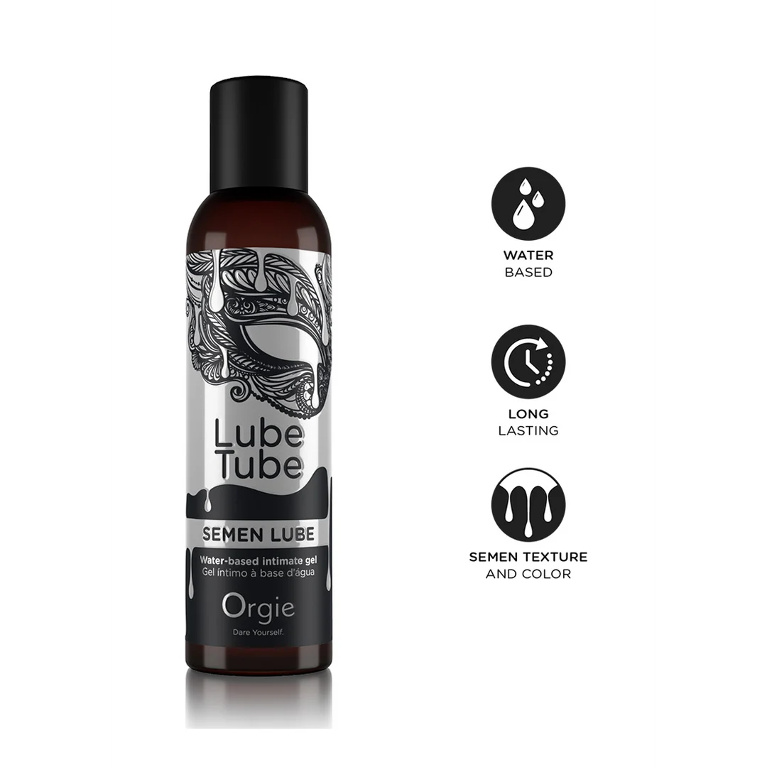 Lubricante de base acuosa Orgie Semen Lube - Imagen 1