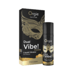 Vibrador líquido besable Orgie Dual Vibe! Pina Colada 15 ml