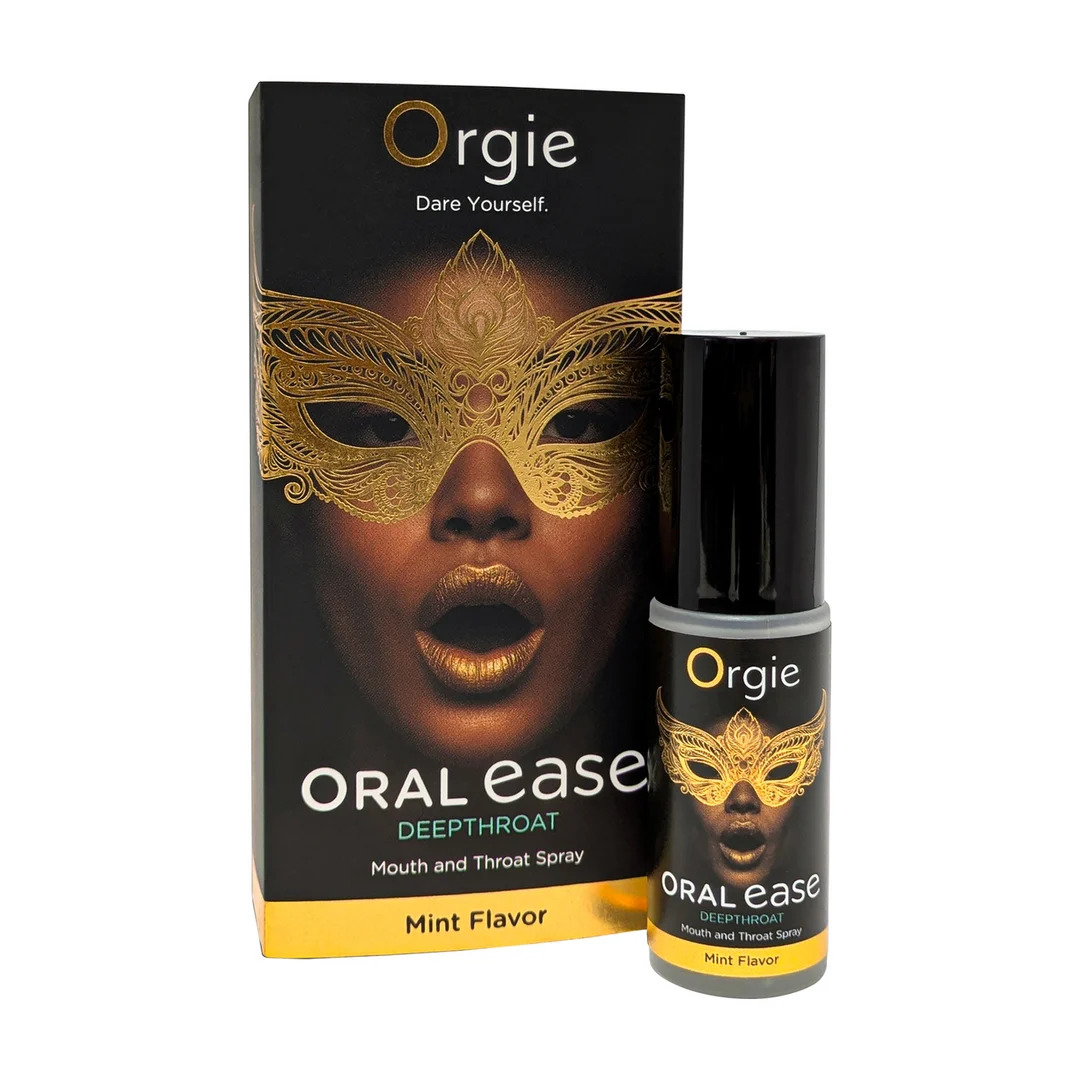 Spray bucal y de garganta Orgie Oral Ease Deepthroat con sabor a menta, 15 ml - Imagen 1