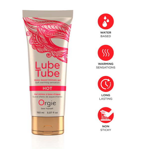 Orgie Lube Tube Hot lubricante de efecto calor 150 ml