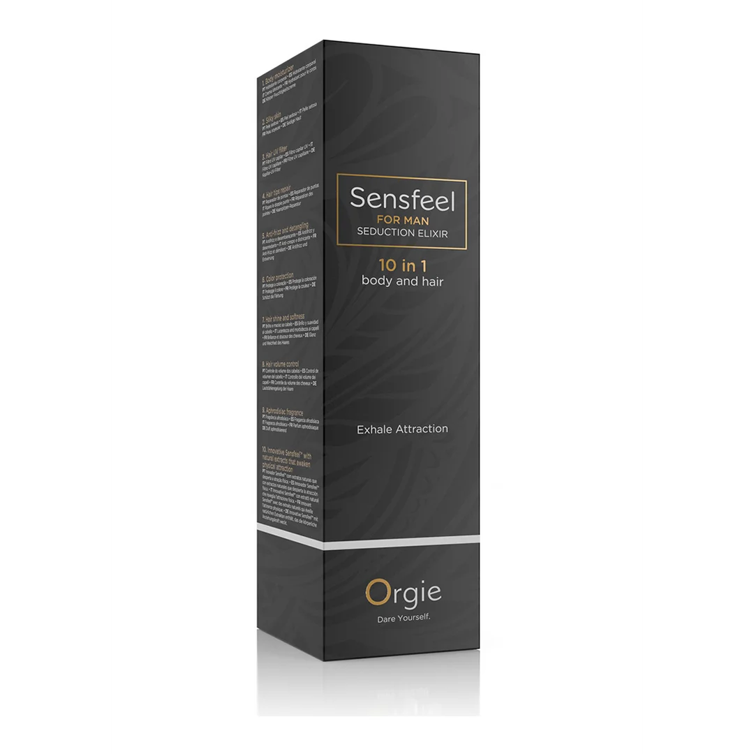 Loción para el pelo y el cuerpo con feromonas para hombre Orgie Sensfeel - Imagen 1