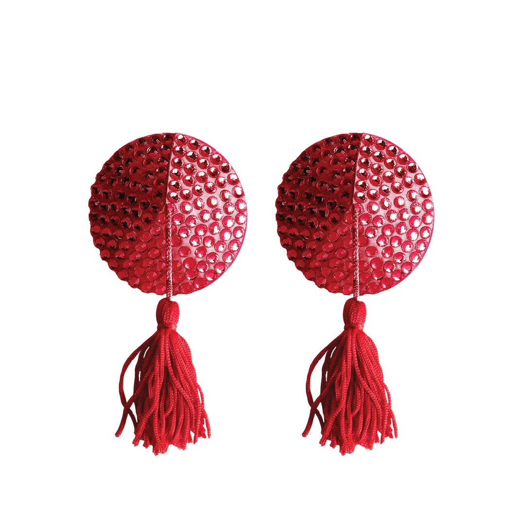 Borlas para pezones para juegos de rol y lencería sexy con cinta autoadhesiva – Ouch! - Imagen 4