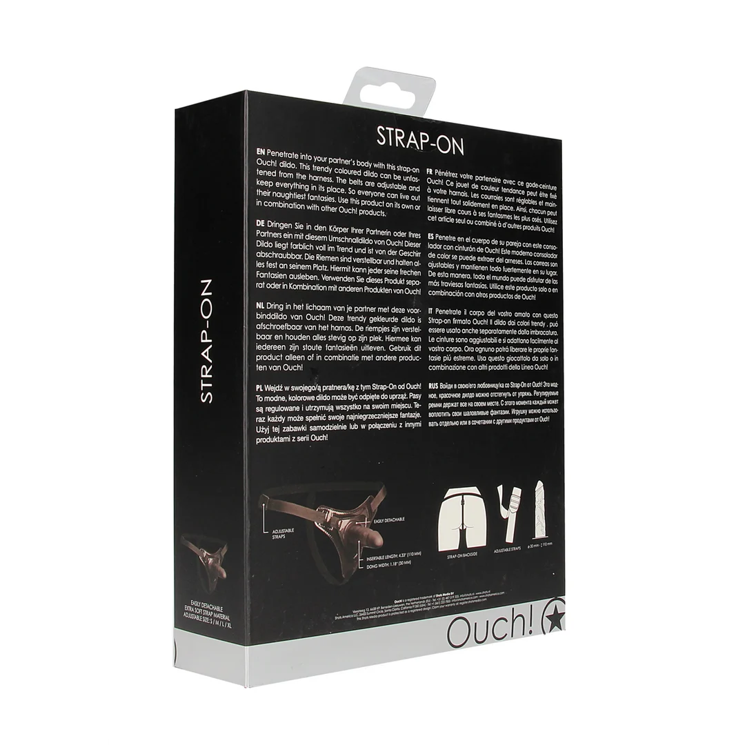 Arnés con dildo y correas ajustables – Dildo con arnés - Imagen 2